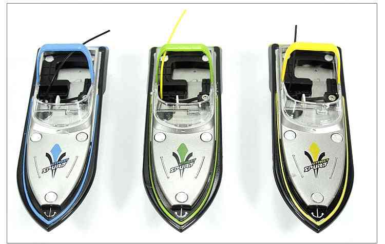 Dálkové ovládání rc boat barco, mini závodní model, hračka na motorový člun