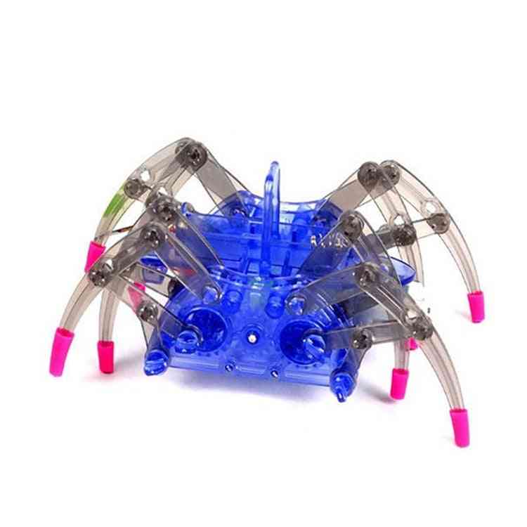 Brinquedo de aranha robô elétrico, kits de montagem educacionais diy para crianças, presentes de aniversário de halloween de natal