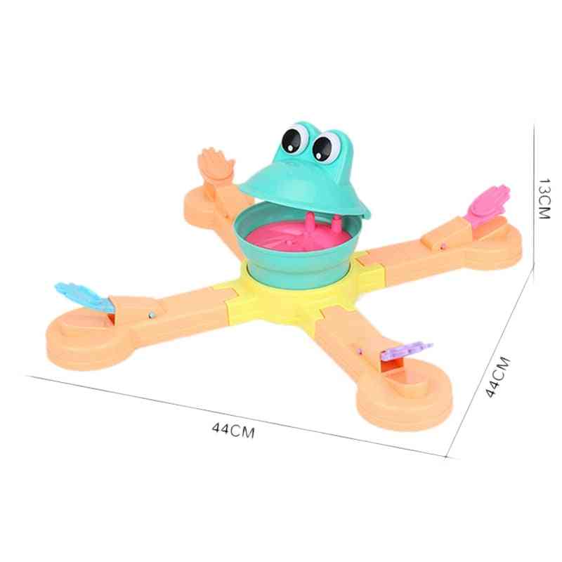 Insect Feeding Frog Projection Base- Desktop Puzzle Game