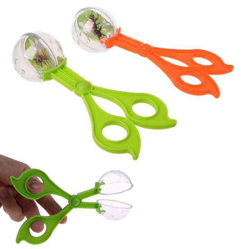 Søt naturutforskning lekesett for barn barn, skoleplante insektbiologi studieverktøy sett plast sakseklemme pinsett
