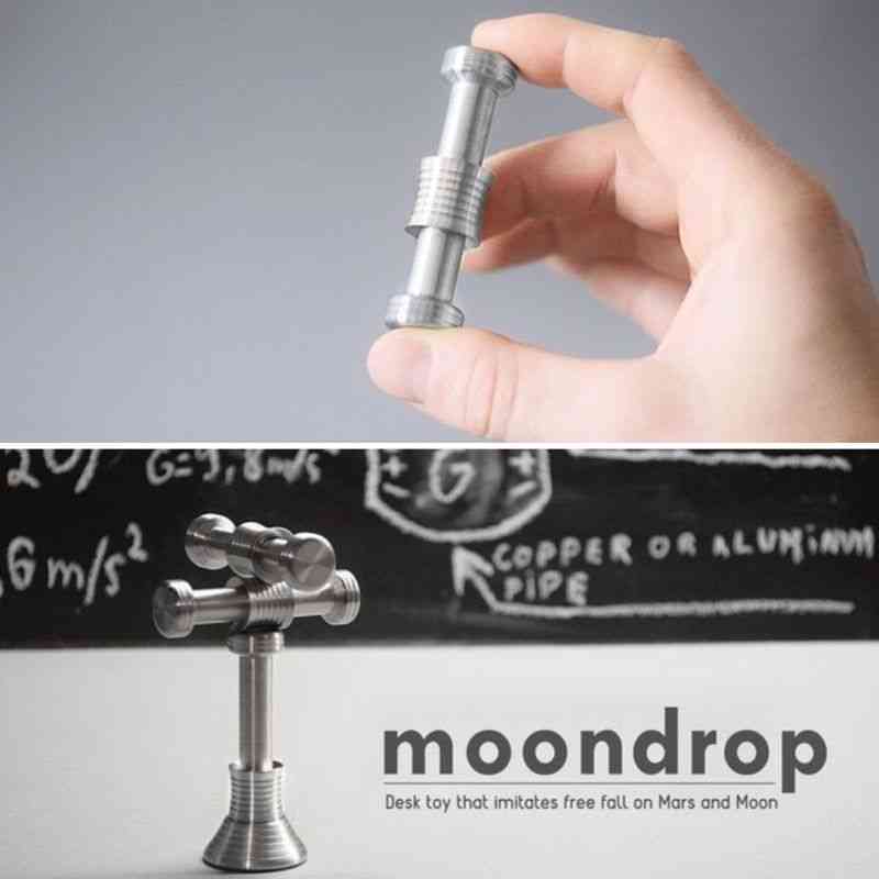 Mini Moon-drop Gravity Defying Earth Mars Fidget- Hand Spinner Desk Toy