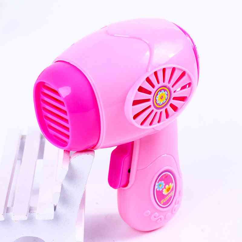 Mini simulering kjøkken leker, lys-up og lyd rosa husholdningsapparater leketøy for barn / barn / baby / jente