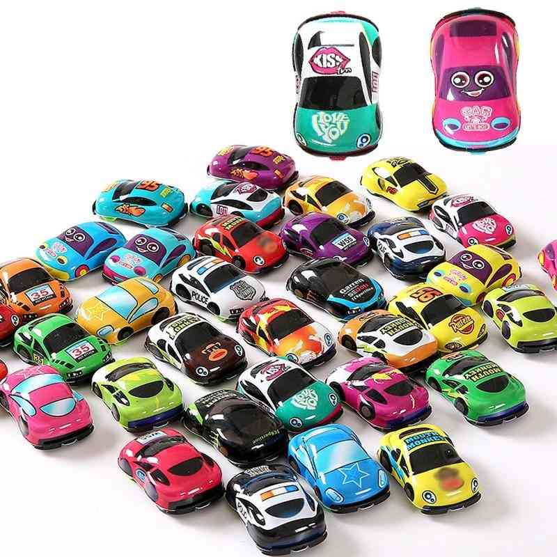 Cartoon Cute Plastic Pull Back Toy Cars