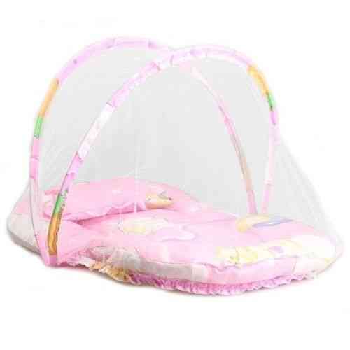 מיטת תינוק מתקפלת, אוהל כילה נגד יתושים. כרית שינה