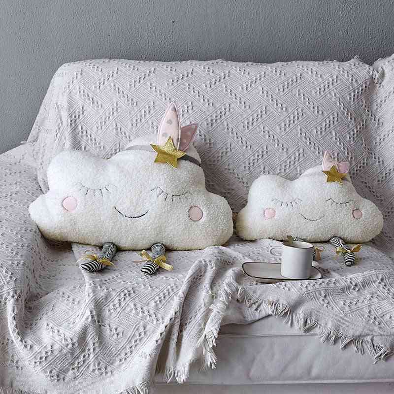 Sleeping Cloud Shape Stuffed Soft Pillow For/home Decore
