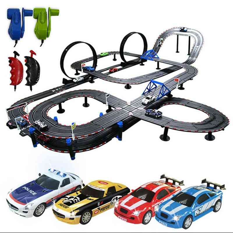 Electric Remote Control Railway Track Set For