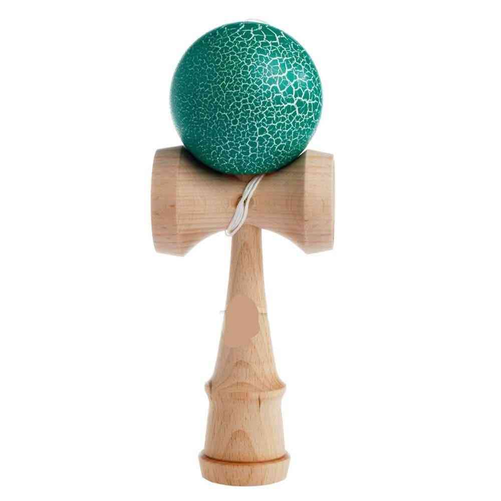 Sicherheitsriss Muster Spielzeug, Bambus Kendama Holz Lernspielzeug für Kinder