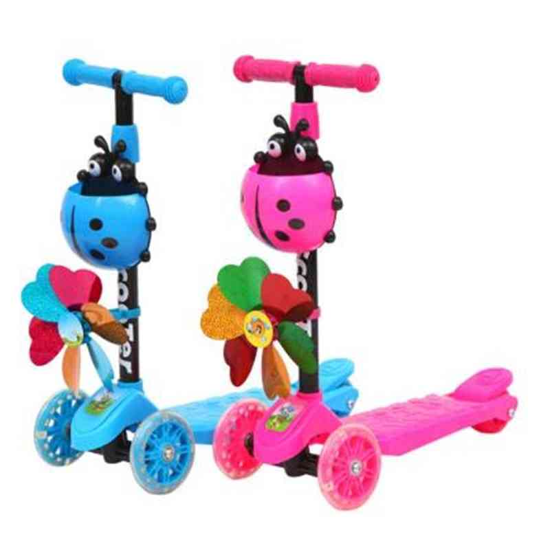 Bicicletă de echilibru 3 în 1 pentru copii, plimbare pe tricicletă kick, jucării cu scuter pentru copii