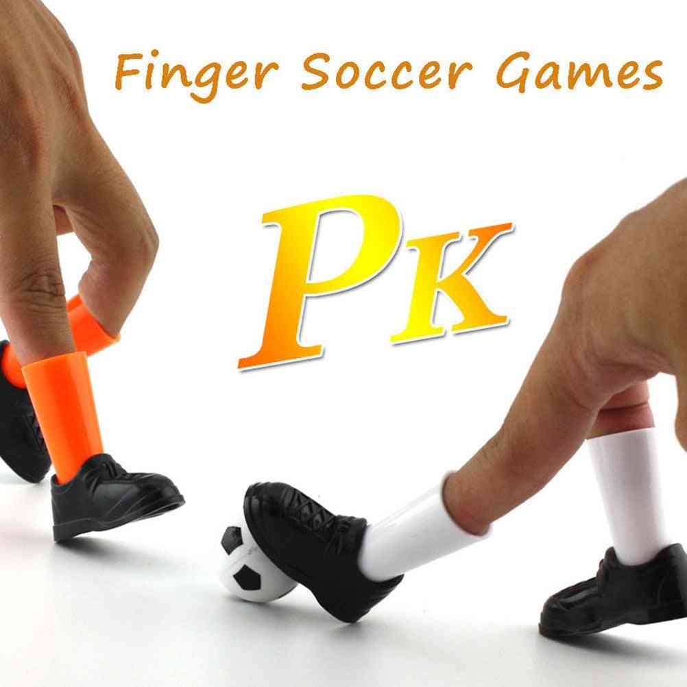 Football amusant, jeu de jouets de fête à doigts avec deux cibles, jouets gadgets amusants pour enfants (comme le montre)