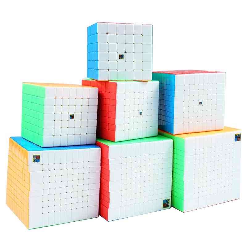 6x6 / 7x7 / 9x9 / 10x10 / 11x11 / 12x12 stickerloze, snelle puzzelblokjes