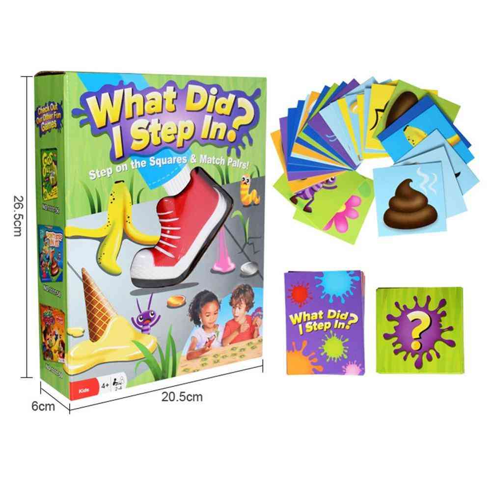 Interaktivt bordspil match spil legetøj til børn voksne - farveboks