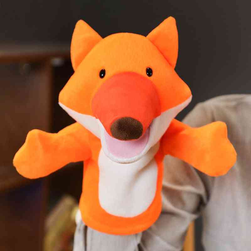 Funny Glove Crow Foxes Plush, Hand Puppets- Soft Stuffed Cartoon Story