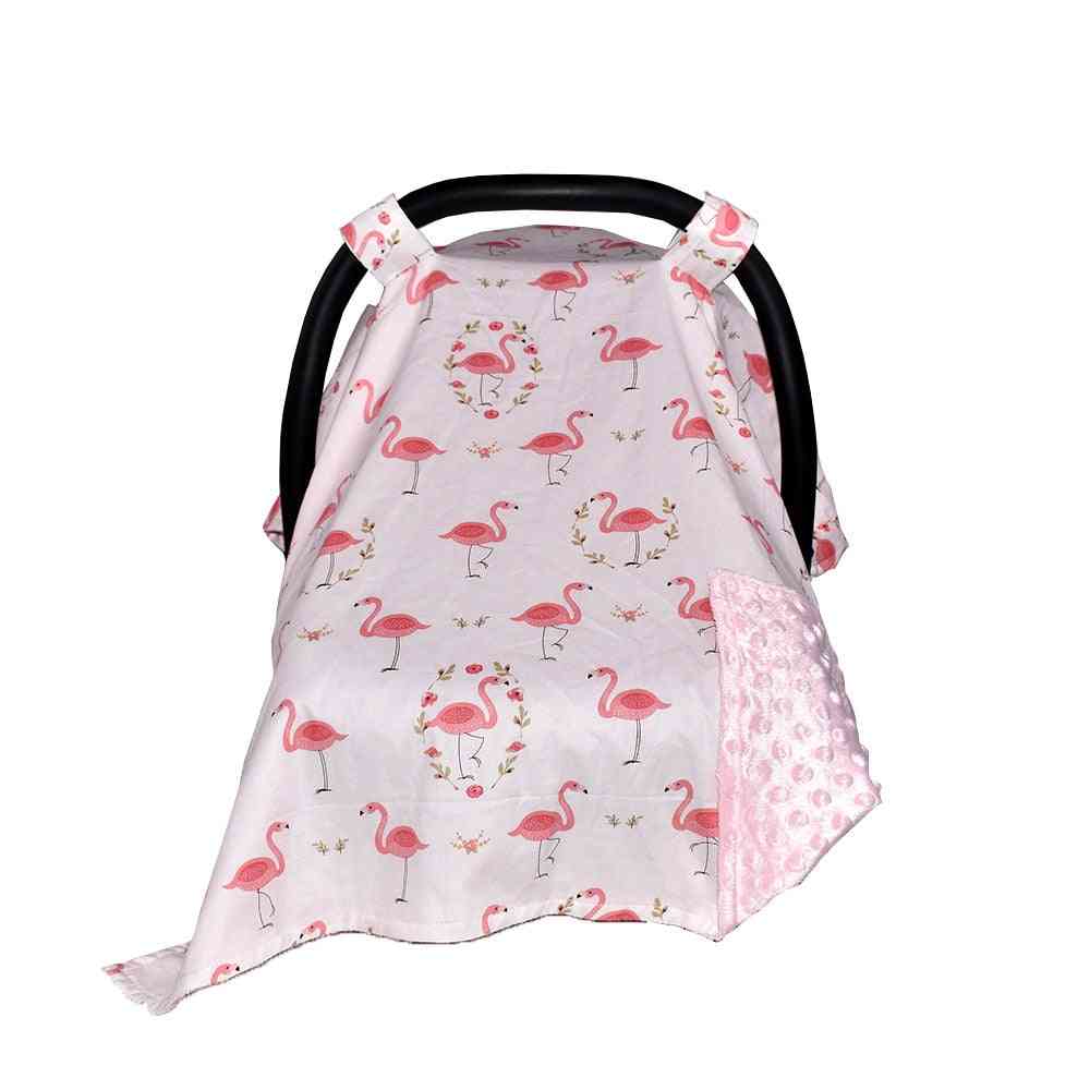 Baby Stroller Accessories, Muslin Blanket Seat Cover, Sunshiled Sunshade Safety Basket