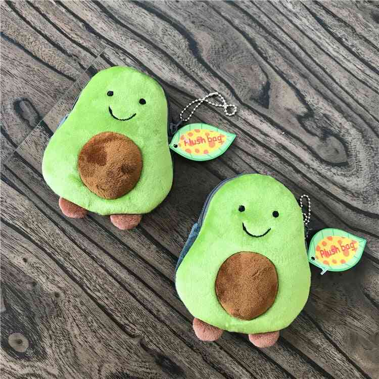 Mini Avocado Design, Plush Coin Purse