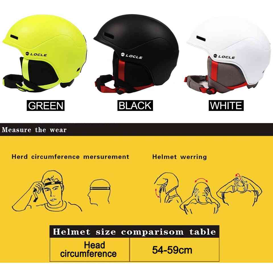 Ultralight Ski Snowboard, Skateboard Helmet & Men