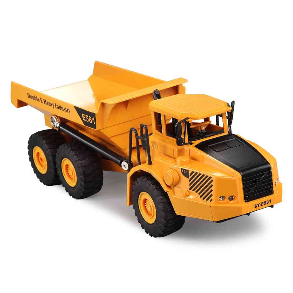1:16 rc truck dumper caterpillar tractor-model engineering car vehículo de control remoto con luces led, rc dumper car juguetes para niños (dumper)