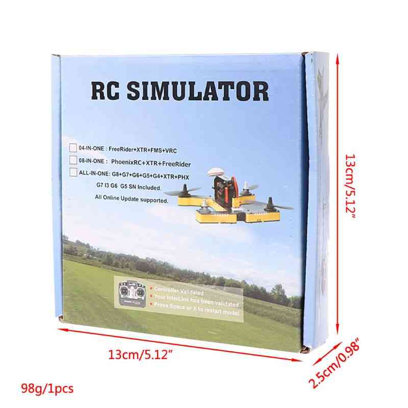 22 In 1 Remote Control Usb Flight Simulator With Software Disk And Cables