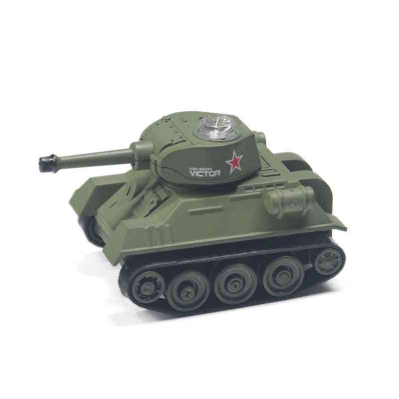 Mini carro tanque rc - radio / micro tanque de control remoto, juguete de 4 frecuencias para regalos de niños