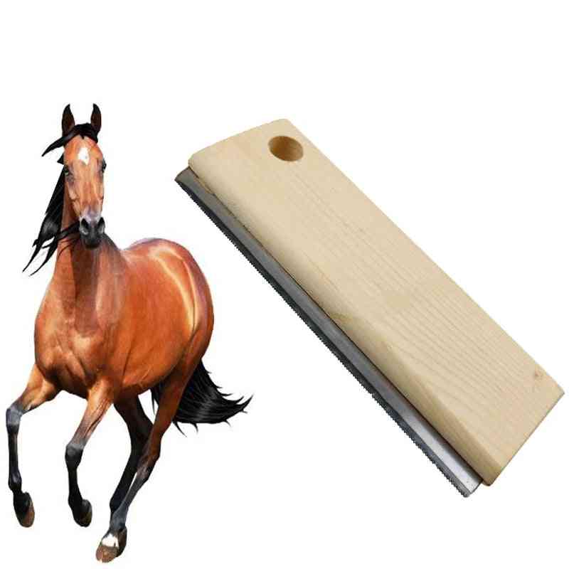 Horse Brushes, Sweat Scraper Stripper Comb, Epilator Equestrian Grooming Tool