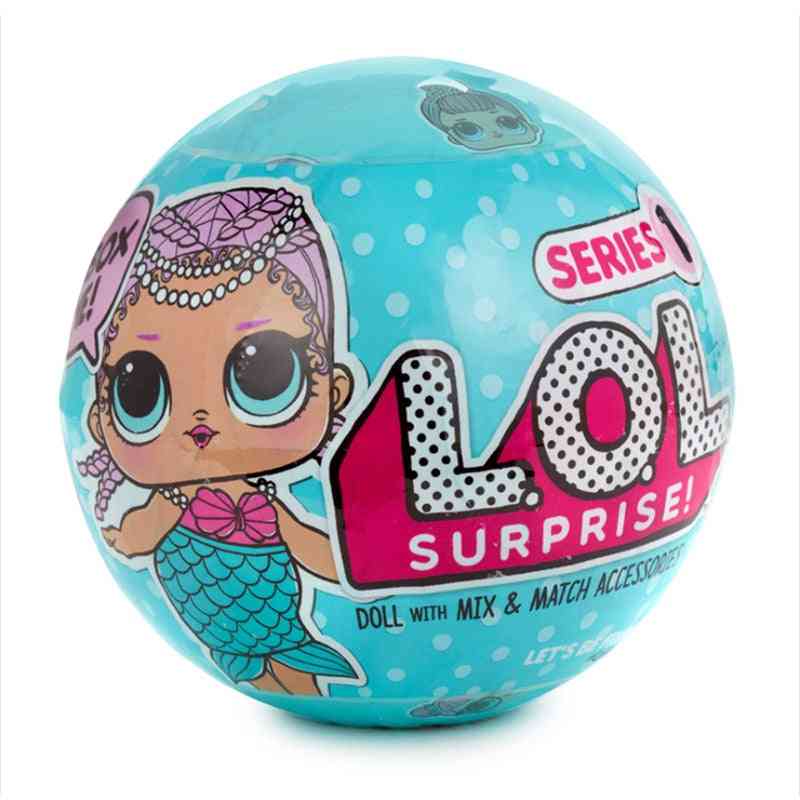 хаха играчка кукла изненада - изненадваща топка за разрушаване забавна яйце модна кукла анимационни играчки за деца