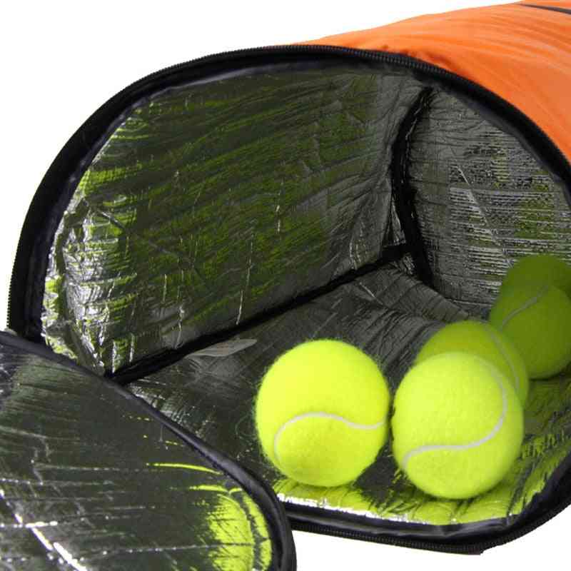 Pelota de tenis, bolsas de tenis con raqueta de un solo hombro, gran capacidad para accesorios de pelotas