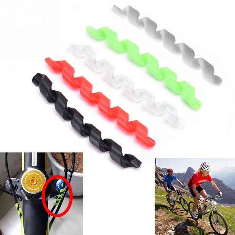 Bicycle Brake Cable Protectors, Anti-friction Housing Rubber Protector Frame Cycling Wrap Guard Tubes