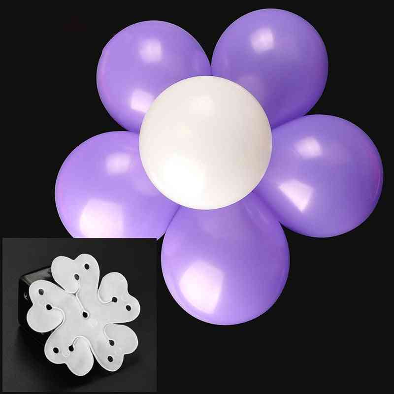 Balloon Clip Plum Blossom Flower- Seal Flower Fixed