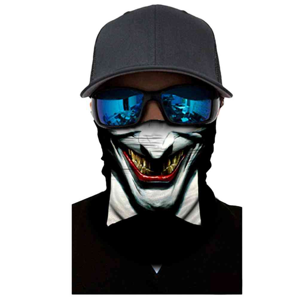 Mască de protecție solară pentru bicicletă pe jumătate, mască de bicicletă pentru față / gât / cap antivent