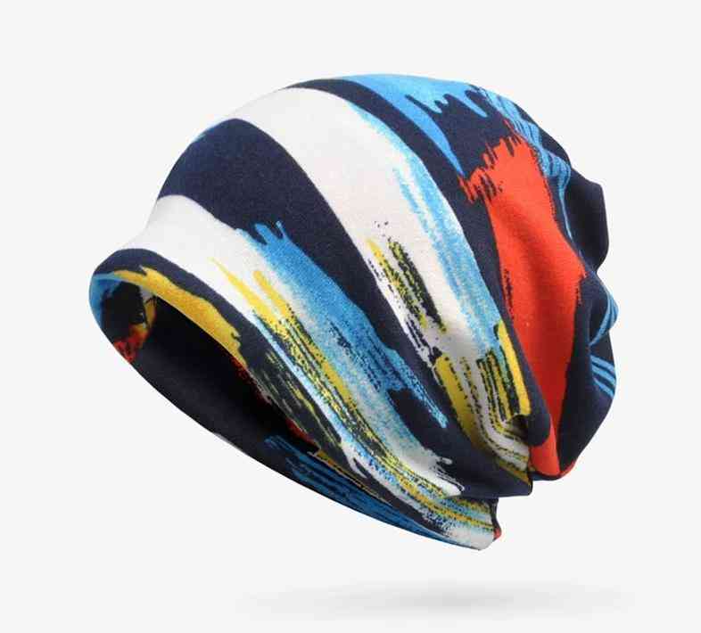 Winter Warm, Printed Cap For Casual Wear And Outdoor Sports
