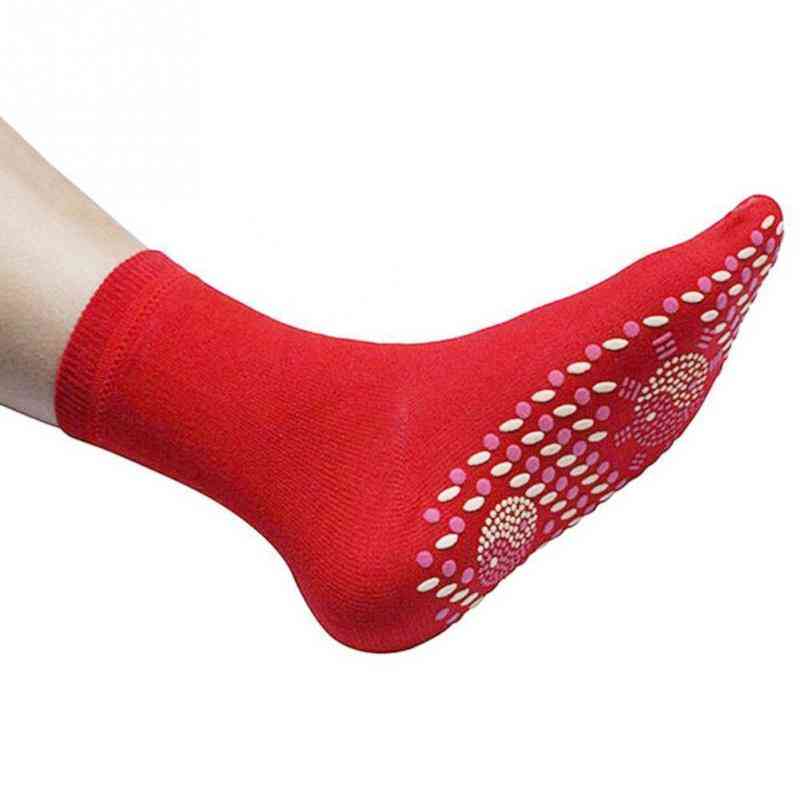 Venkovní samoohřívací ponožky magnetoterapie, teplá zimní sportovní ponožka