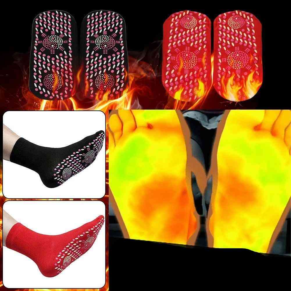 Vanjske samozagrijavajuće čarape magnetska terapija, tople zimske sportske čarape