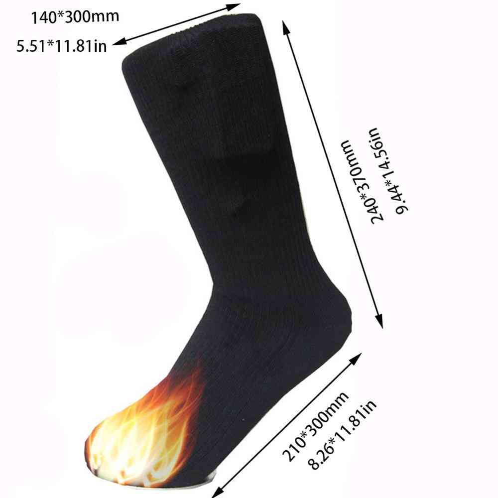 Pánske a dámske elektrické ponožky na zimné ohrievanie nôh