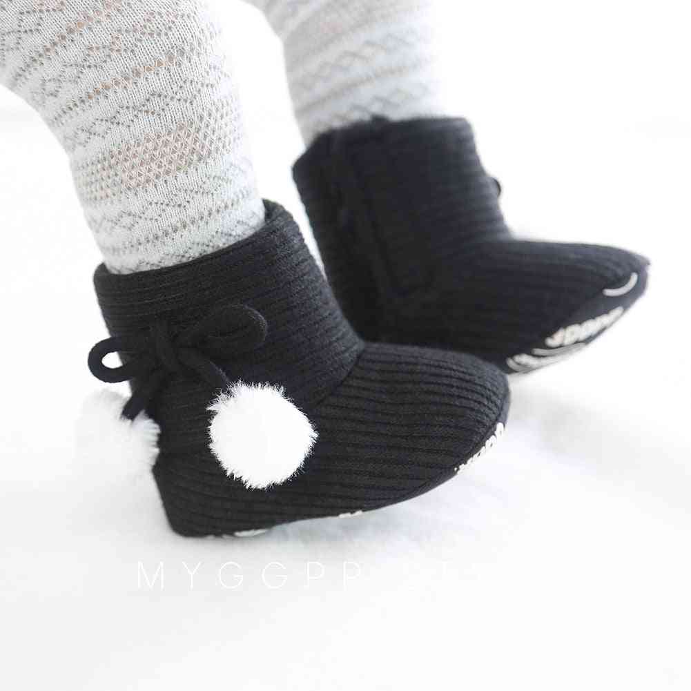 Buty zimowe buty do chodzenia chłopięce / dziewczęce - dziecięce śniegowce z miękką podeszwą