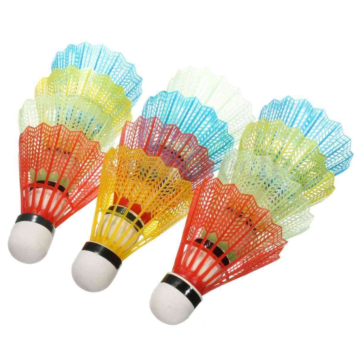 Przenośne i kolorowe lotki do badmintona do treningu