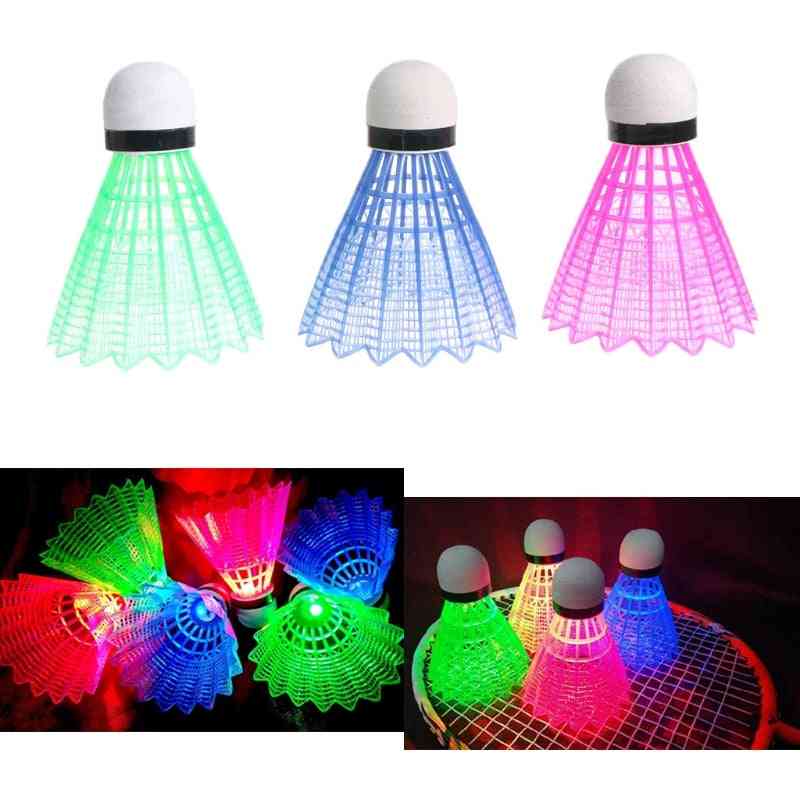 Led lys, badminton plast fjedre til indendørs og udendørs sport