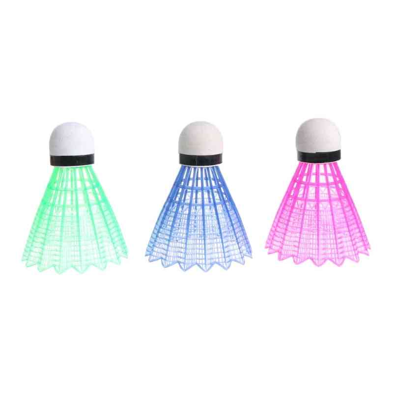 światło led, lotki plastikowe do badmintona do uprawiania sportów w pomieszczeniach i na świeżym powietrzu