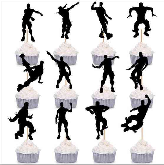 Theme Cake And Cupcake Topper Decoration