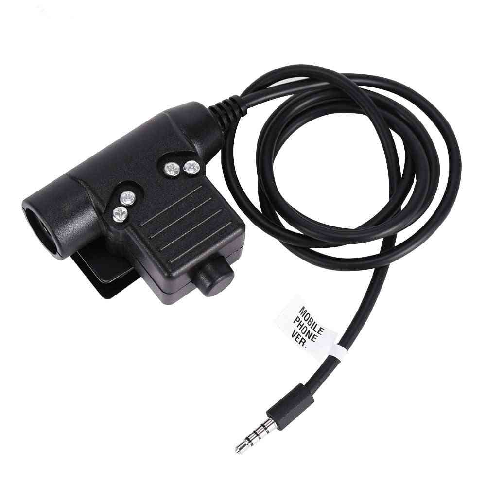 Military Headset Adapter, Ptt Cable Plug