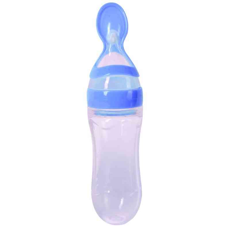 Neugeborenes quetschen Fütterungsflasche-Silikon-Trainingsreislöffel