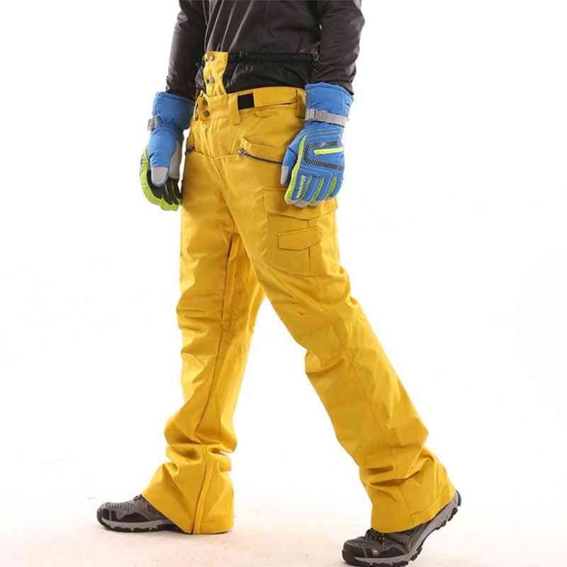 Men Women Waterproof Windproof Breathable Thermal Winter Mountain Sports Snow Trousers Pants