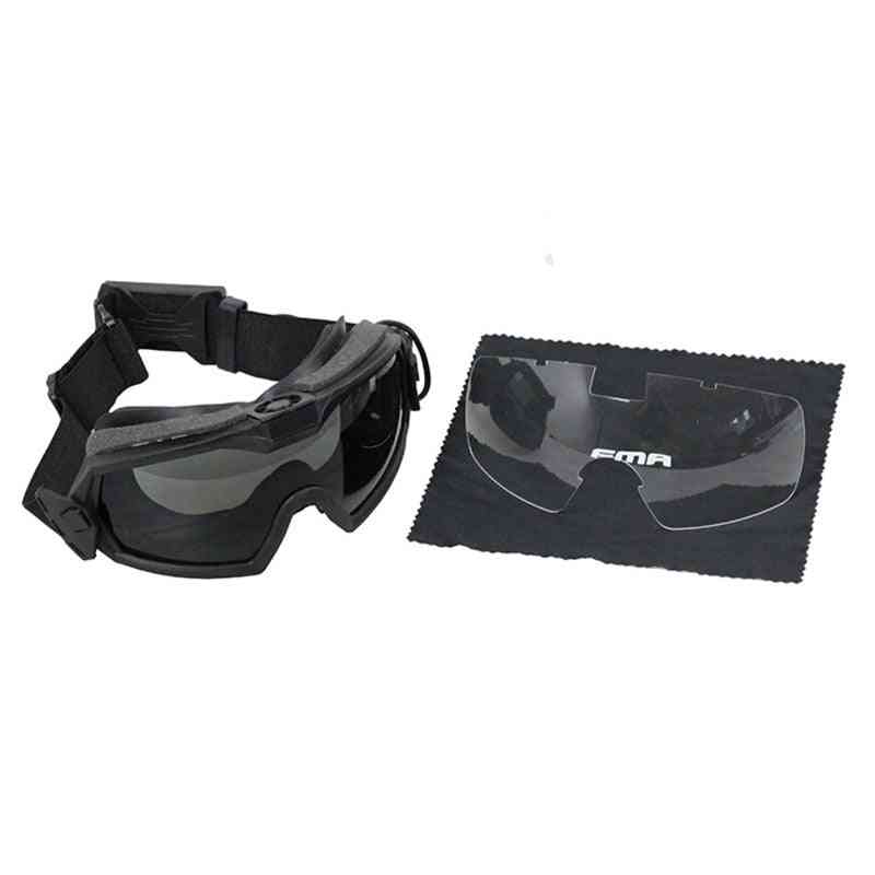 Anti-støv, øjenbeskyttelse forbedre beskyttelsesbriller, udstyret med miniature ventilator enhed
