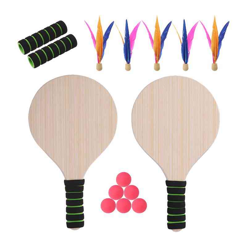 Beach Tennis Pingpong Cricket Badminton Racket Paddle Ball