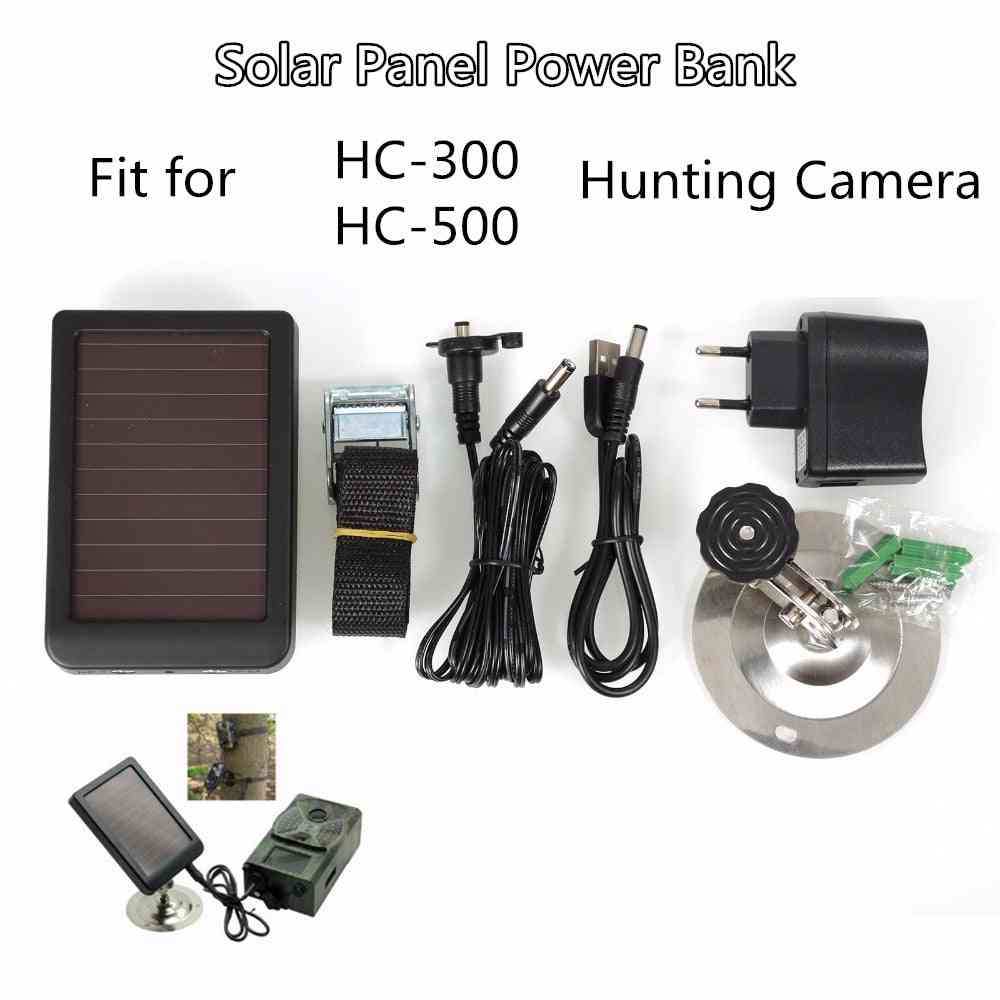 Photo-traps Hunting Game, Camera Battery Solar Panel Charger, External Power For Wild Trail