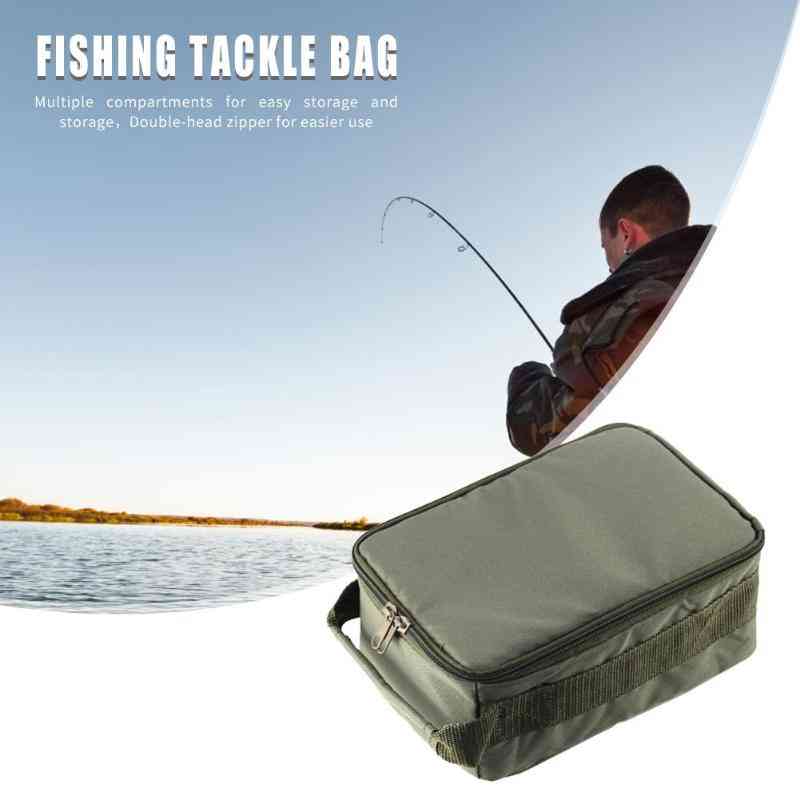 Portable Multiple Compartments Fishing Bag, Lure Hook Storage Handbag