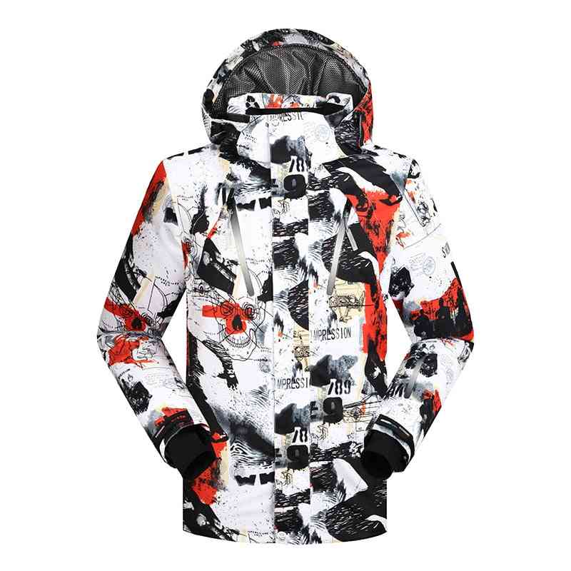 Zimný snowboardový oblek pánske vonkajšie teplé nepremokavé vetruvzdorné priedušné oblečenie