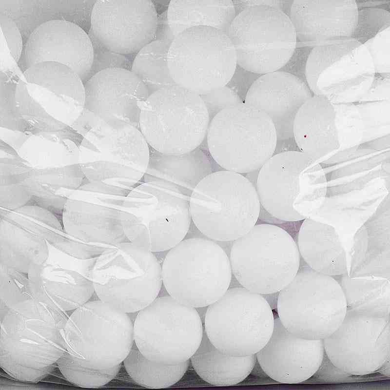 White Beer Pong-ping Ball, Washable Drinking White Practice Table Tennis Ball