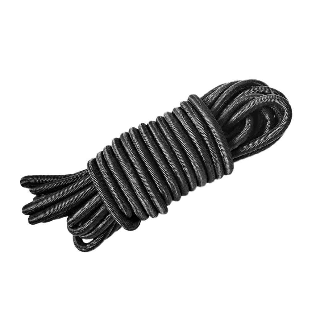 Elaboração de cabo elástico de choque, cordão elástico, amarrar com cabo de choque, pontas de ganchos de corda elástica