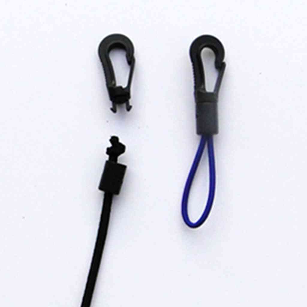 Wykonanie elastycznego sznura, rozciągliwy sznurek, wiązanie za pomocą amortyzatora linowego, końcówki haczyków bungee