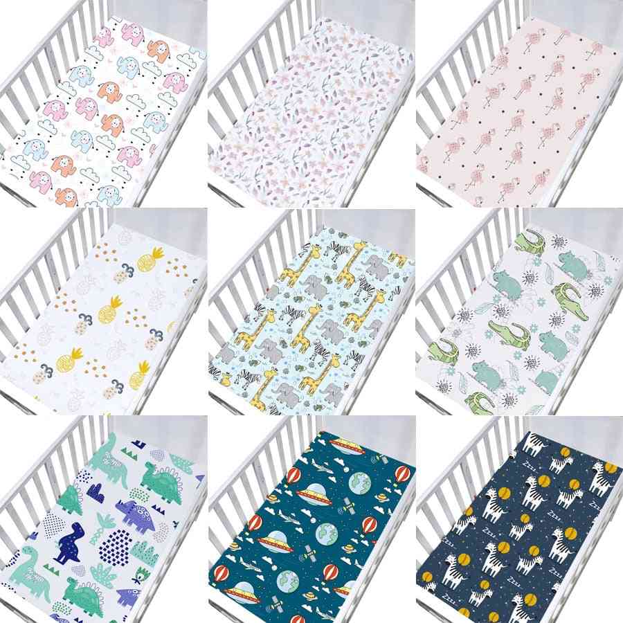 Universal Woven Microfiber, Stretchy Sheets For Standard Toddler Crib