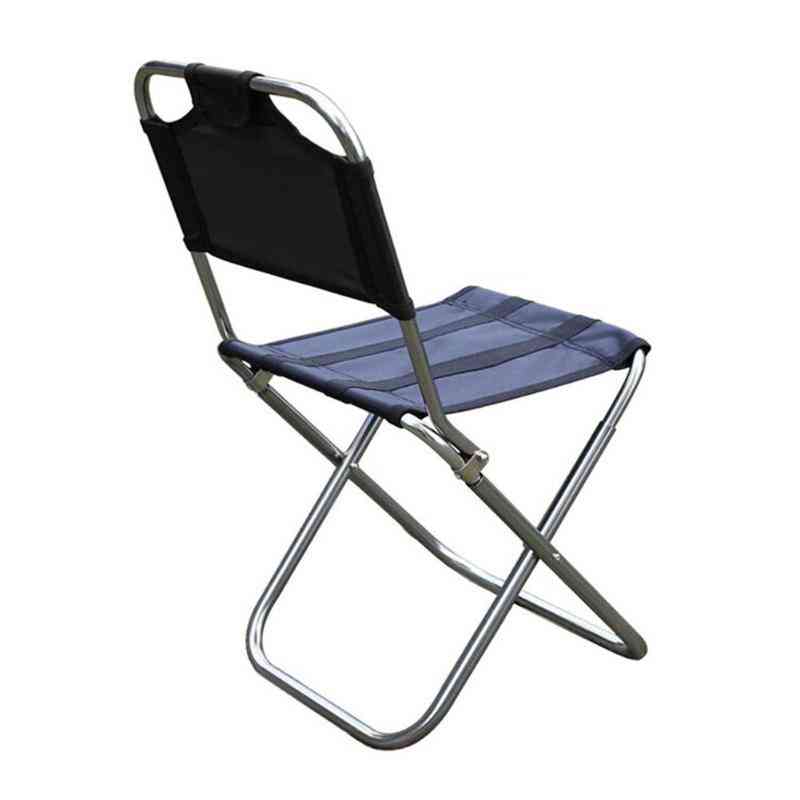 Outdoor Folding Chair, Fishing Camping Seat, Bbq Stool Portable Picnic Travel